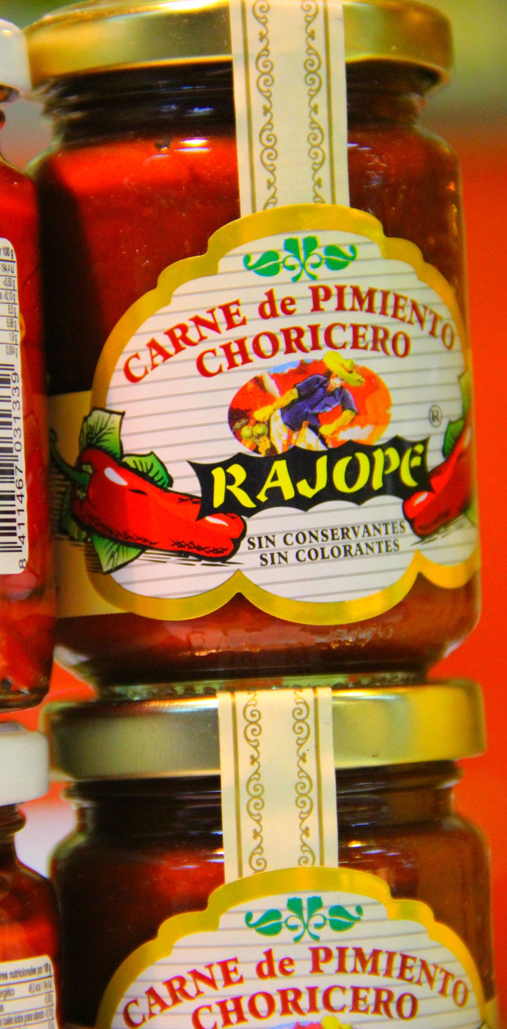 Carne de Pimiento Choricero. Rajope. Ribera del Ebro. La Rioja