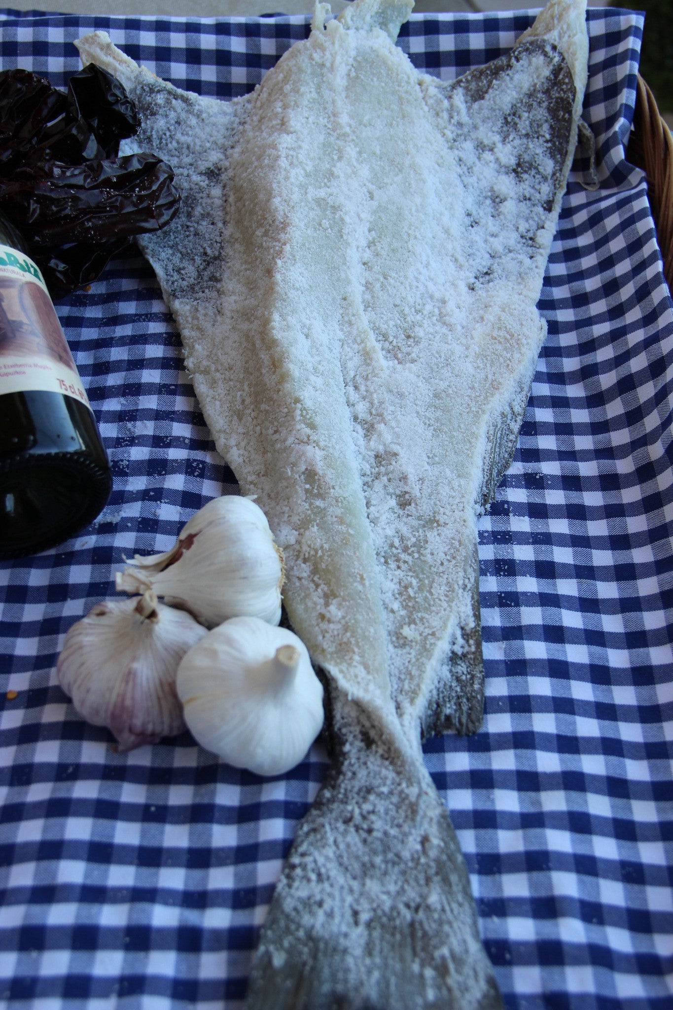 Bacalao en hoja entera grande. 2,5 kg aprox