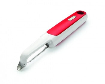 Zyliss, pelador de hortalizas de piel suave con cuchillas dentadas.